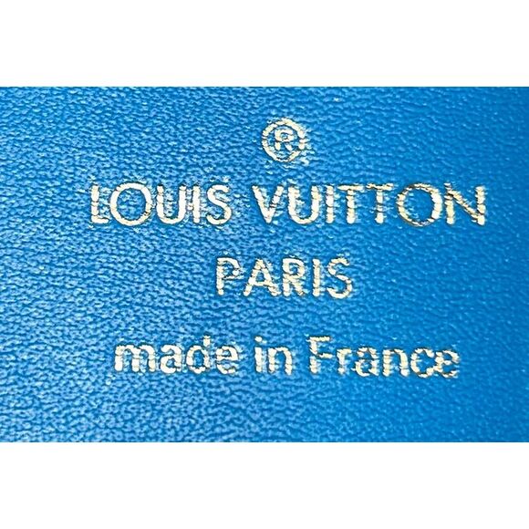 Louis Vuitton Loop Handbag Nanogram Embossed Leather Blue - Picture 7 of 7